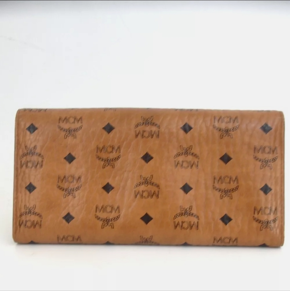 MCM PVC/Leather Visetos Long Wallet - Picture 13 of 13